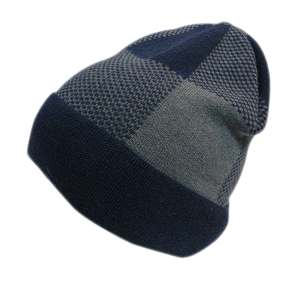 CUFFIA QUADRO 100% LANA MERINOS