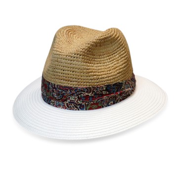 CAPPELLO RAFFIA E TRECCIA CARTA 415