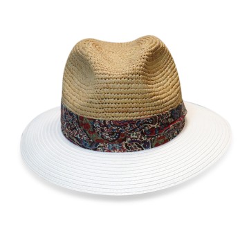 CAPPELLO RAFFIA E TRECCIA CARTA 415