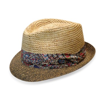 CAPPELLO RAFFIA E TRECCIA CARTA 453